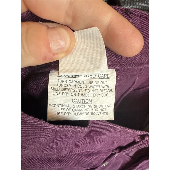 Vintage Rocky Mountain Jeans Purple 28 / 7 High Rise Western - Picture 7 of 7